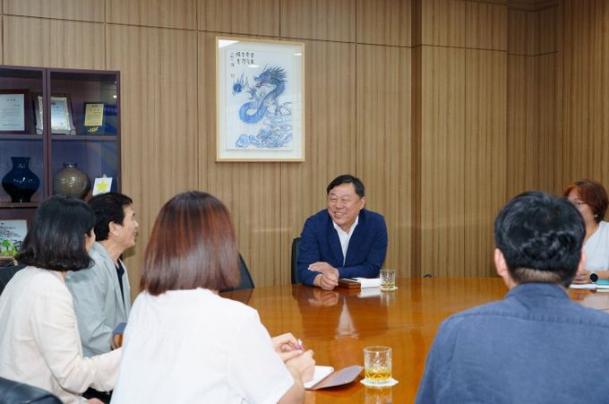 광산구청 노동복지기금 벤치마킹 방문