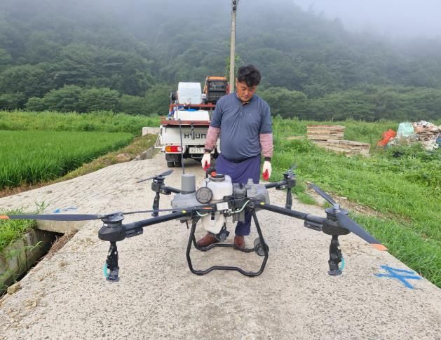안전먹거리 공급을 위한 벼 병해충 공동방제 추진 ‘벼 병해충 예찰 발생 확인! 적기방제 당부!’ .