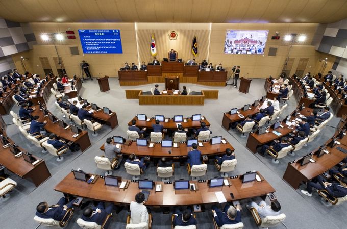 경상북도의회, 제357회 임시회 개회