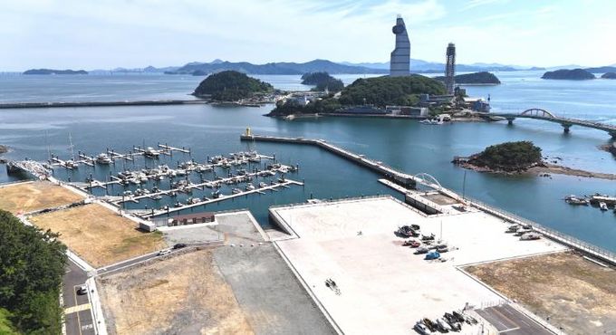 창원 진해명동 마리나항만 드론 촬영 사진