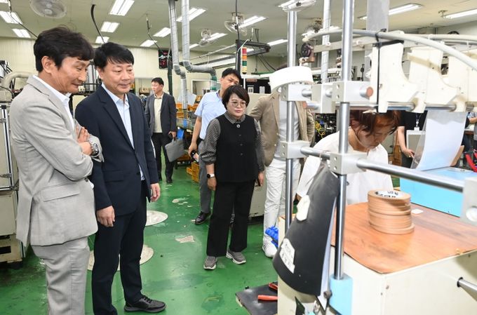 차준택 부평구청장, ㈜티젠 기업 현장 방문