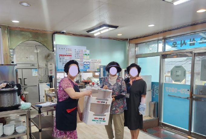 고성군, 앞치마 정리함 배부로 청결한 외식문화 조성