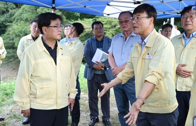 변광용 거제시장, 환경부 장관에 고현천 댐 조성 적극 건의