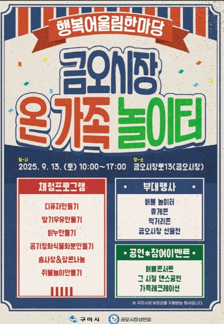 추석 맞아 전통시장 축제 ‘행복어울림마당’ 개최