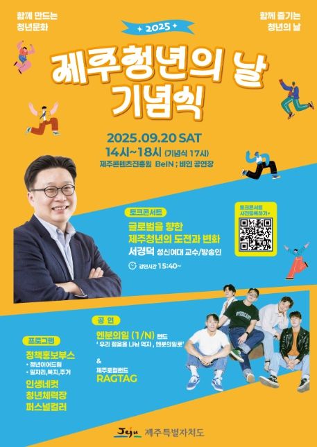 2025 제주청년의 날 기념식’ 포스터