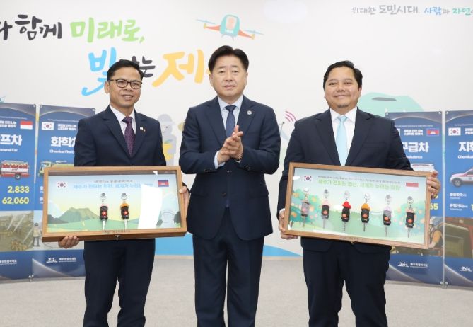 글로벌 안전 나눔 소방차량 출정식