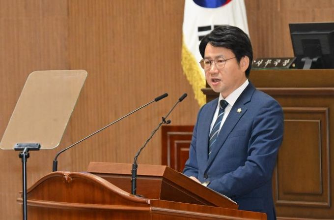 윤성관 진주시의원, 발달장애인 주간활동센터 확충 촉구 5분 자유발언