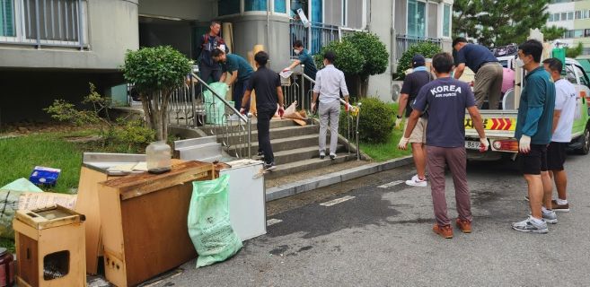 진주시-촉석로터리클럽, 청소⦁방역 등 주거환경 개선