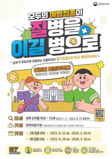 진주시, 인플루엔자 무료 예방접종 9월 22일부터 시작