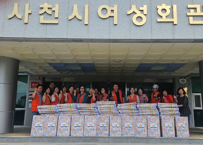 사천시 아동위원협의회, 추석 맞이 취약계층아동 선물 전달