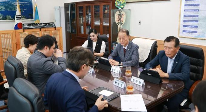 의장단 간담회, ESG 경영 일환 위문·봉사활동 등 계획...집행기관과 현안 공유도