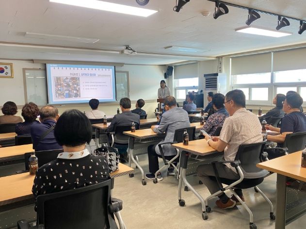 사천시지역사회보장협의체 우수기관 견학 사진