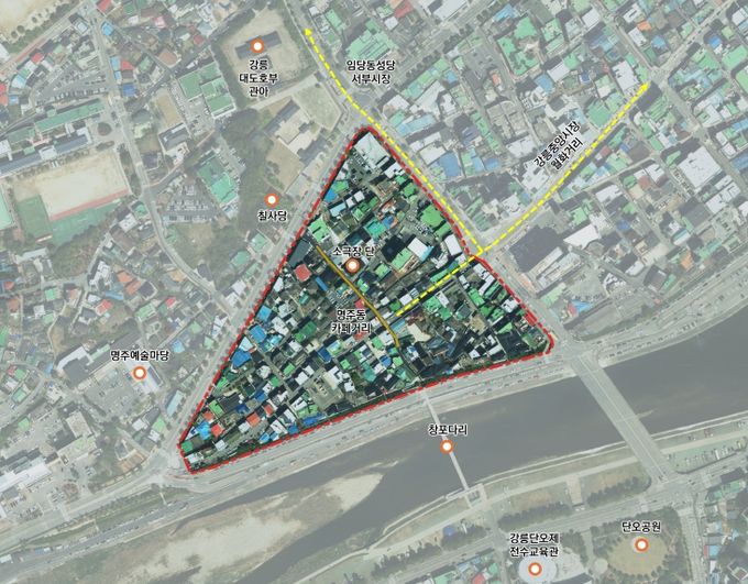 「명주·남문동 상권활성화사업」 국비 확정