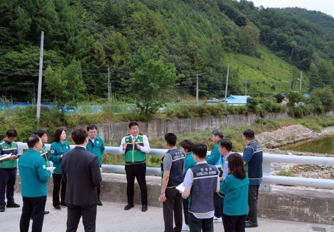 광동댐 수위 확보 및 긴급공사 추진