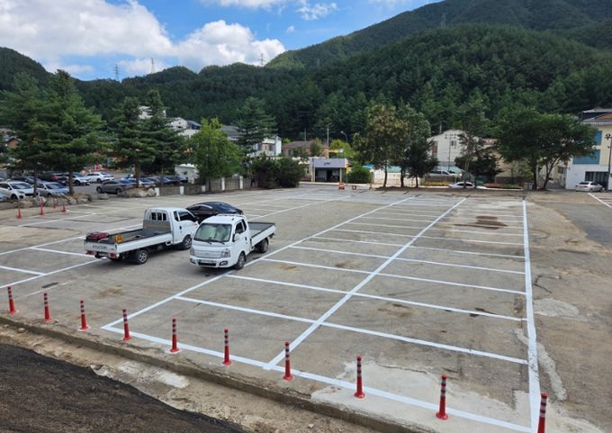 꿈탄탄 이음터 건립 사업’부지 임시 개방 주차장 조성