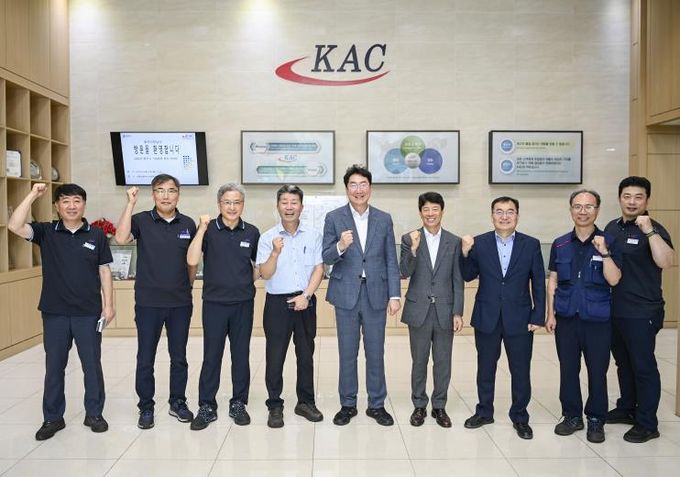 원주시, ㈜케이에이씨 방문 현장 간담회