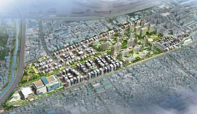 안심뉴타운 조감도