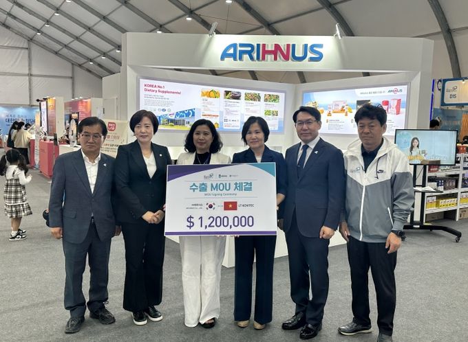 제천 ㈜아리너스⇔베트남 엘티 코비텍, 120만불 수출협약 체결