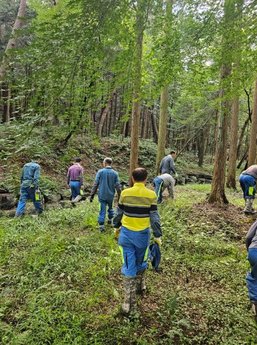 사천시, 대한민국 새단장 추석 맞이 산지정화 활동 실시
