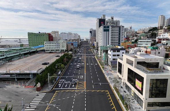 공동어시장 진입도로 공사완료