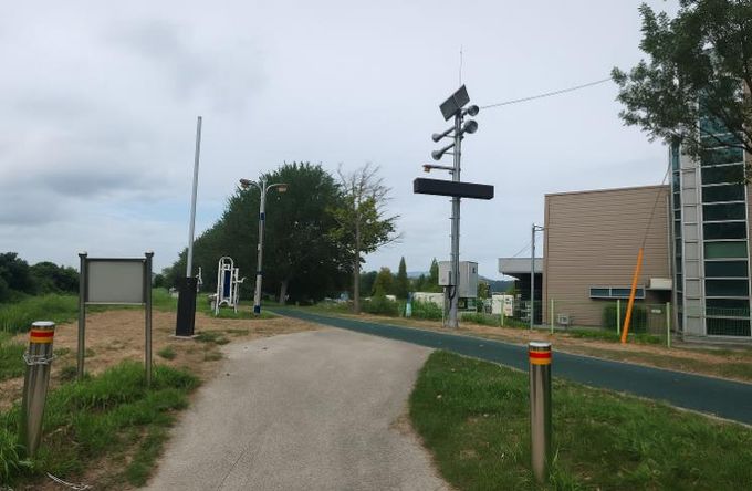 양산시 침수우려구간 하천 자동차단시설 설치