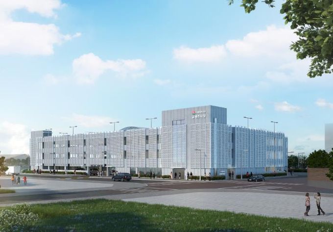 인천종합어시장 공영주차장 조감도