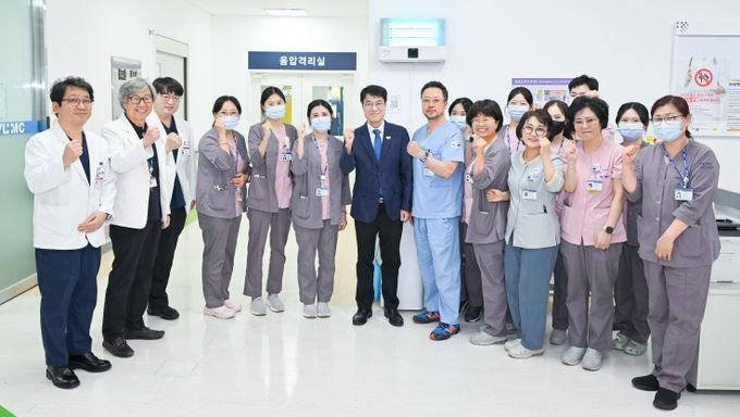 추석맞아 영남대병원 의료진 격려 방문