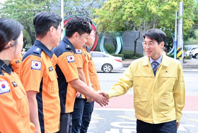 추석 연휴 상황근무자 격려 방문