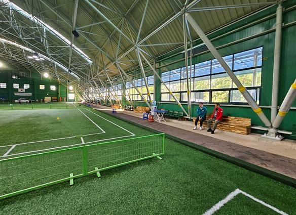 삼계게이트볼장, 수납형 관람석으로 새 단장 “게이트볼 이용객들 대만족”