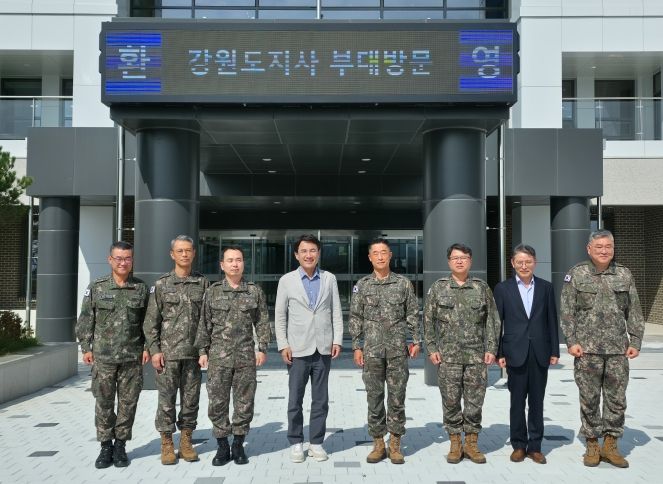 추석 명절 군부대 위문(김진태 도지사 - 육군 제1군수지원사령부)