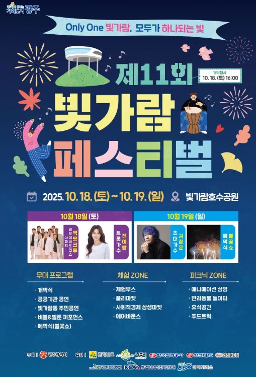 광주·전남 상생축제 ‘빛가람페스티벌’ 18⁓19일 연다