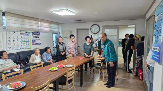 합천군 합천읍, 경로당 39개소 순회 방문하며 어르신들께 명절인사 올려