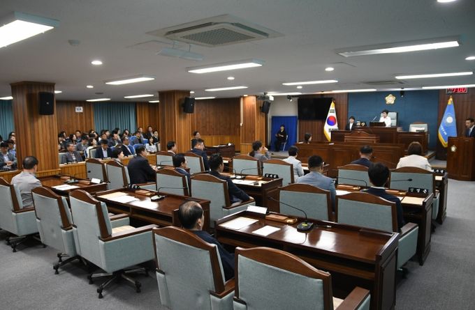 미추홀구의회, 제291회 임시회 개회 … 주요 안건 심의 본격 돌입