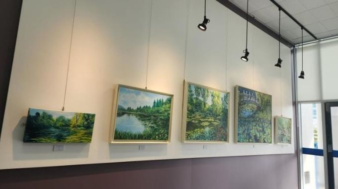 남부도서관, 오나영 작가 작품전