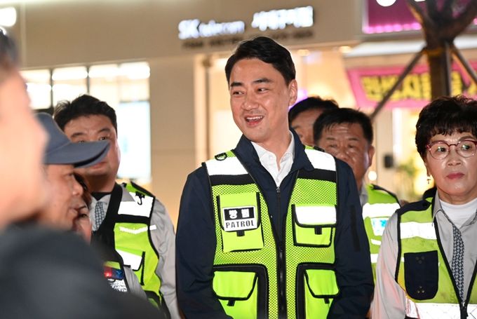 달성군-군 자율방범연합대, 안전취약지 야간 합동 순찰 실시