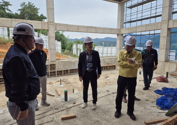 고성군, 지역경제 활성화 및 건설산업 상생을 위한 현장 방문