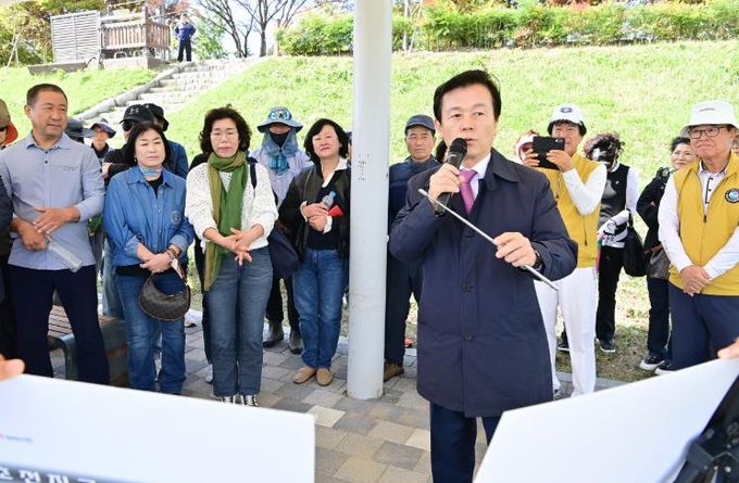 진주시, ‘초전지구 파크골프장 현장설명회’ 개최