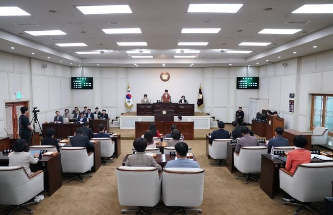 22일 열린 수성구의회 제272회 임시회 제2차 본회의