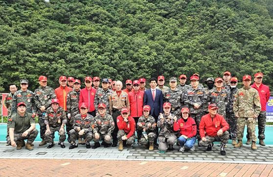 해병대 전우회 달서구지회, 월광수변공원 도원지 정화활동 실시