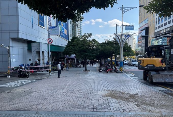 부산진구, 부전역 앞 노점 정비 시행