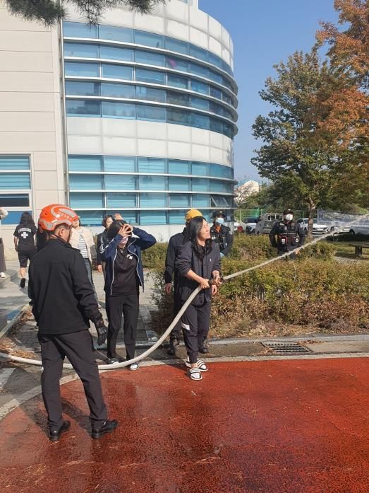 완주군청소년수련관, 소방훈련 진행