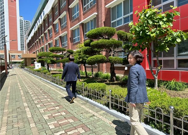 김효정 의원(국민의힘, 만덕ㆍ덕천) 백산초 현장방문