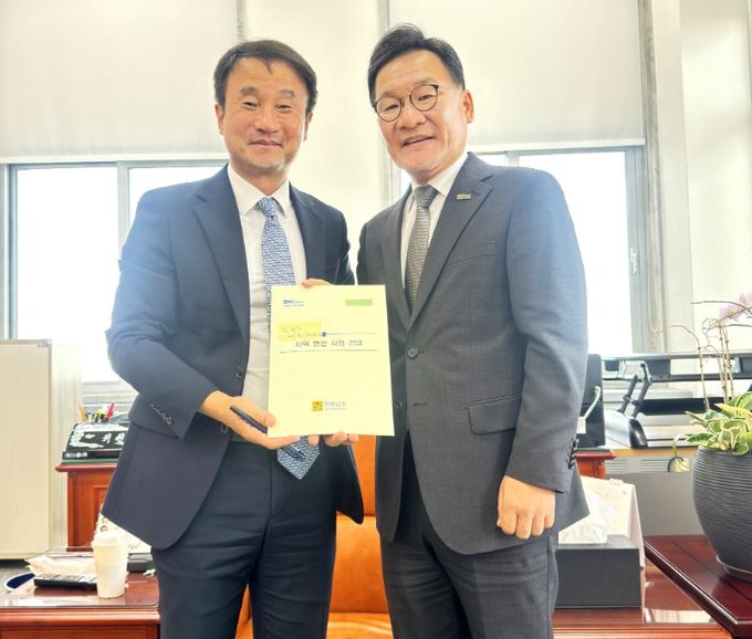 강위원 부지사, 한병도 예결위원장과 면담