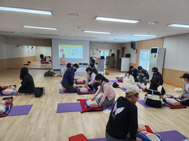 울주군보건소, 영양플러스 사업 대상자 부모 심폐소생술 교육