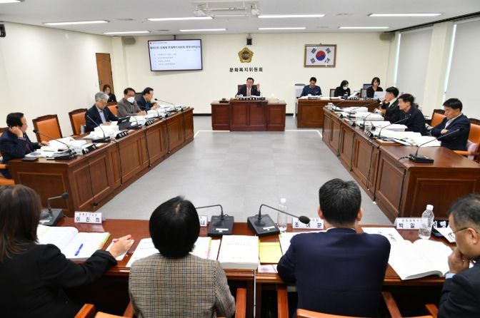 문화유산 관리, 무형유산 정책 등 행정 전반 점검