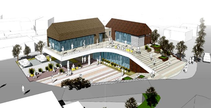 진북면 상생활력센터 조감도