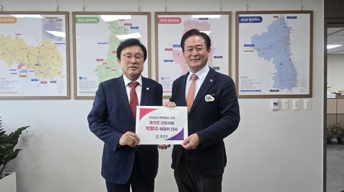 신영재 홍천군수, 예결위 간사 등 만나 내년도 국비요청