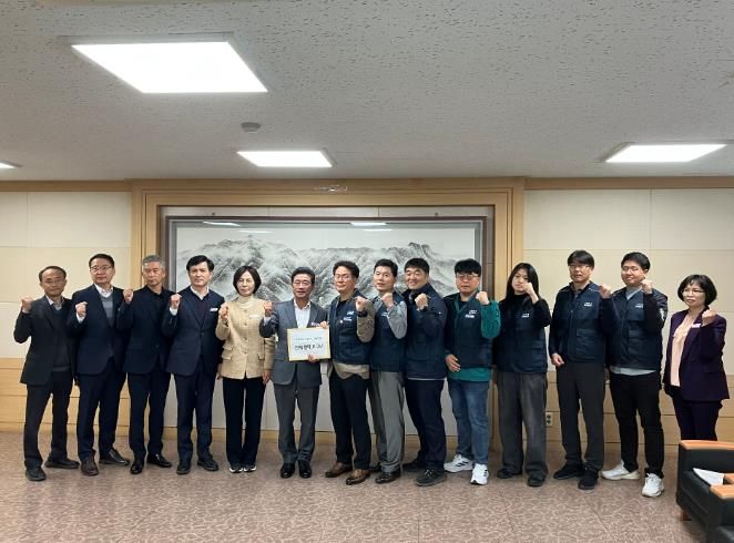 광양시청 공무원노조, 단체교섭 요구서 전달