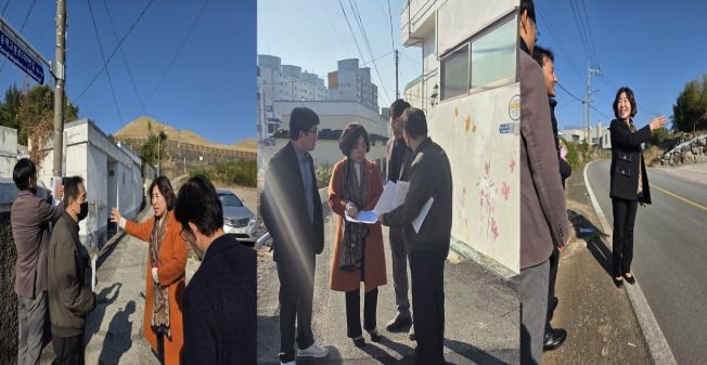고성군의회 김향숙 의원, 고성읍 생활민원 현장 점검