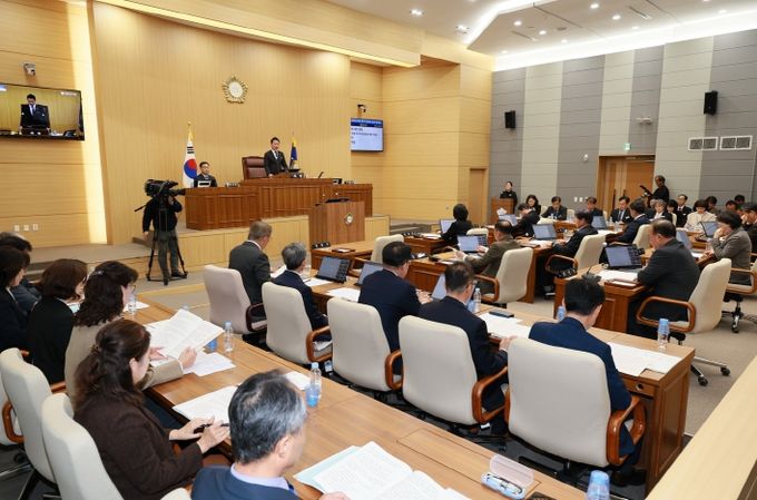 제282회 예천군의회 제2차 정례회 개회